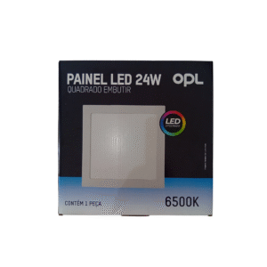 PLAFON LED EMBUTIR QUADRADO 24W 6500K 1920lm 29cm ABS-OPL
