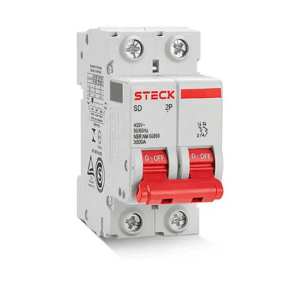 DISJUNTOR BIPOLAR DIN CURVA B 25A 3KA - STECK