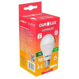 LAMPADA BULBO 9W 6500K BIVOLT OUROLUX
