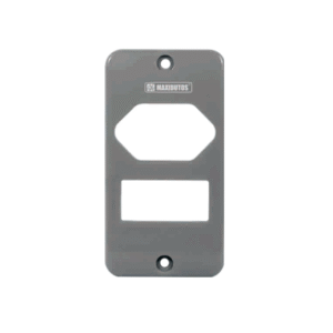 TAMPA 1 TECLA C/ TOMADA HORIZ. CZ 1''