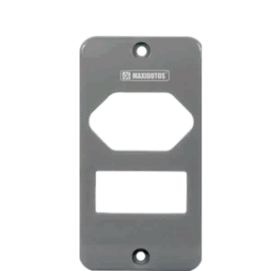 TAMPA 2 TOMADAS Hexagonal Horizontal PVC P/ CAIXA/CONDULETE CZ 1/2" - 3/4" (4,04mm)