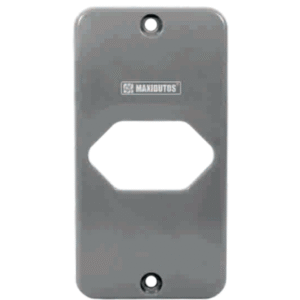 TAMPA TOMADA HEXAGONAL HORIZONTAL PVC P/ CAIXA/CONDULETE CZ 1"