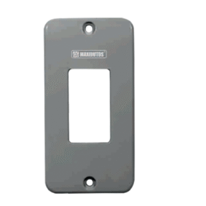 TAMPA TOMADA RETANGULAR PVC P/ CAIXA/CONDULETE CZ 1/2" - 3/4"