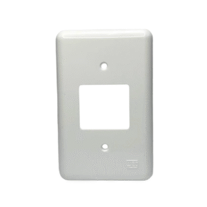 PLACA 4X2 PARA 2 INTERRUPTOR TRADICIONAL KLIN BRANCO - WEG