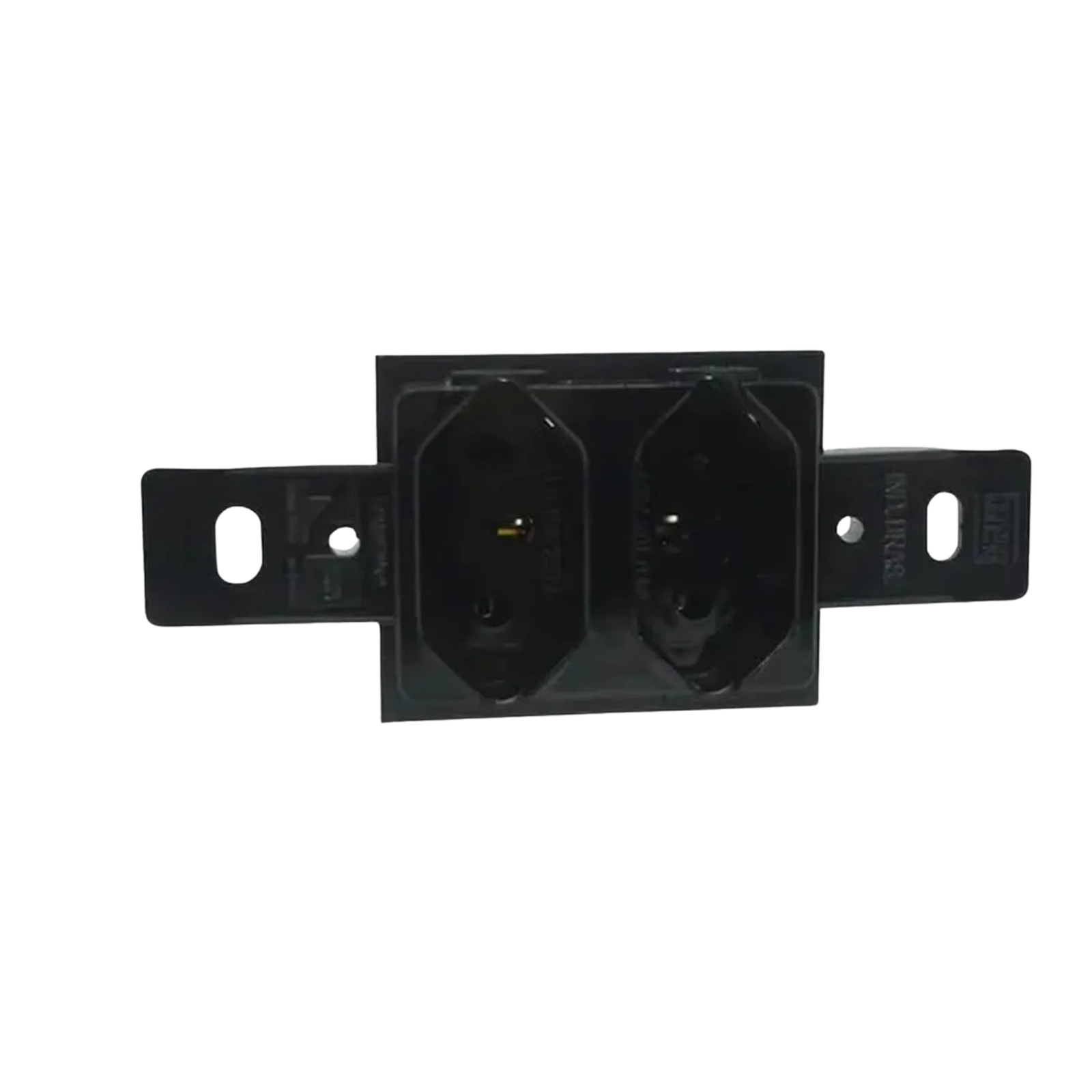 TOMADA DUPLA 2P+T 10A 250V KLIN PADRÃO PRETO E PRETO - WEG - Imagem 2