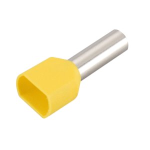 TERMINAL PRE-ISOLADO ILHÒS DUPLO 2 X 6.0mm² AM TAMANHO 14 (PC/C100)