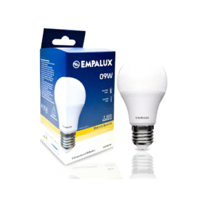 LÂMPADA BULBO LED 9W A60 BIVOLT 3000K E27 – EMPALUX