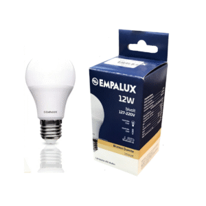 LÂMPADA BULBO LED 12W A60 BIVOLT 3000K E27 – EMPALUX
