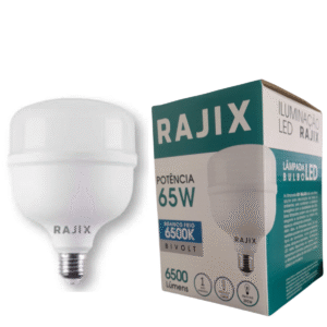 LÂMPADA LED ALTA POTÊNCIA 65W BIVOLT 6500K E27 – RAJIX